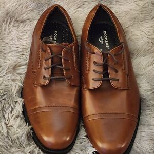 Dockers Men's Tan Leather Oxfords